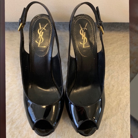 YSL Palais 105 Slingback Patent Heel - Picture 2 of 9